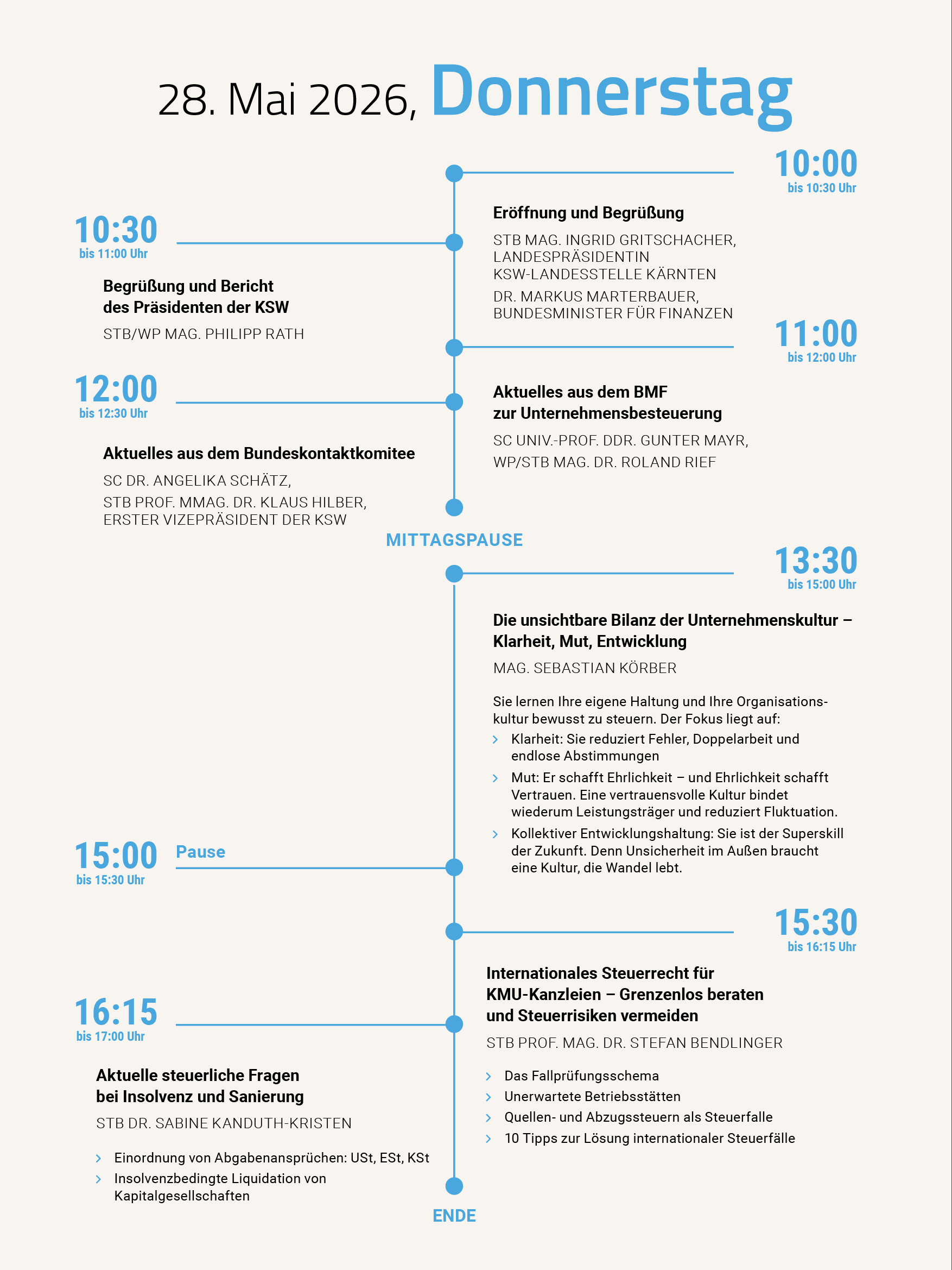 Folder Arbeitstagung ASW